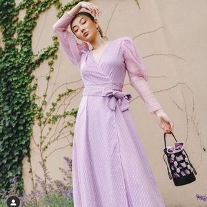 Jessica Wang Amazon Drop Purple Dress
